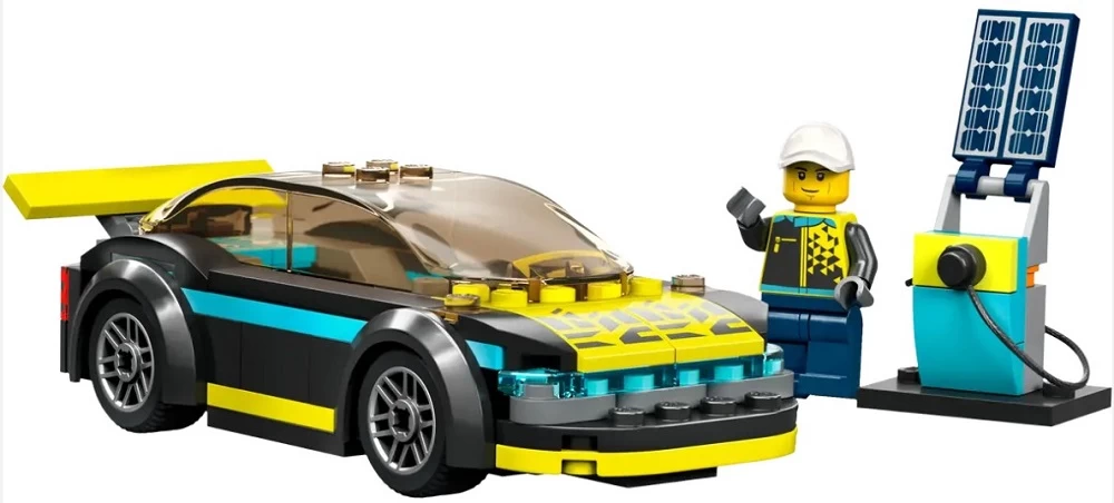 Constructor Lego City Electric Sports Car 60383 de la 5+ ani photo 2