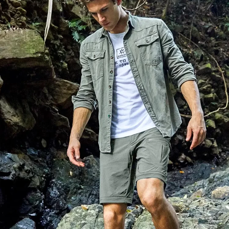 Pantaloni Kailas Travel Two-section Shorts XL Gri Barbati photo 4