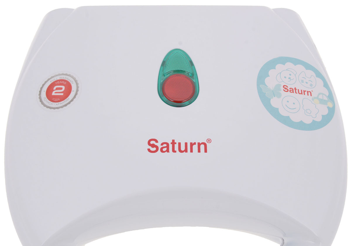 Waffle fier Saturn ST-EC1083, 750 W, Alb photo 4