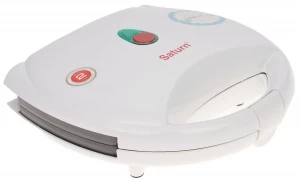Waffle fier Saturn ST-EC1083, 750 W, Alb 
