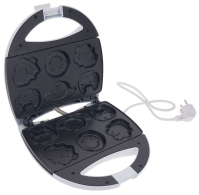 Waffle fier Saturn ST-EC1083, 750 W, Alb thumbnav 2