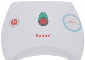Waffle fier Saturn ST-EC1083, 750 W, Alb thumbnav 4