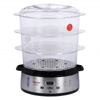 Aparat de fiert cu aburi Saturn ST-EC1183, 9 l, 900 W, Negru 