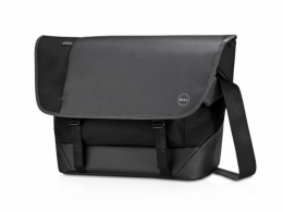 15.6" NB Bag - Dell Premier Messenger, Black, Multiple Storage Pockets. thumbnav 1