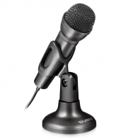 SVEN MK-500, Microphone, Desktop, On/off switch button, Flexible stand for rotation at any angle, Black 