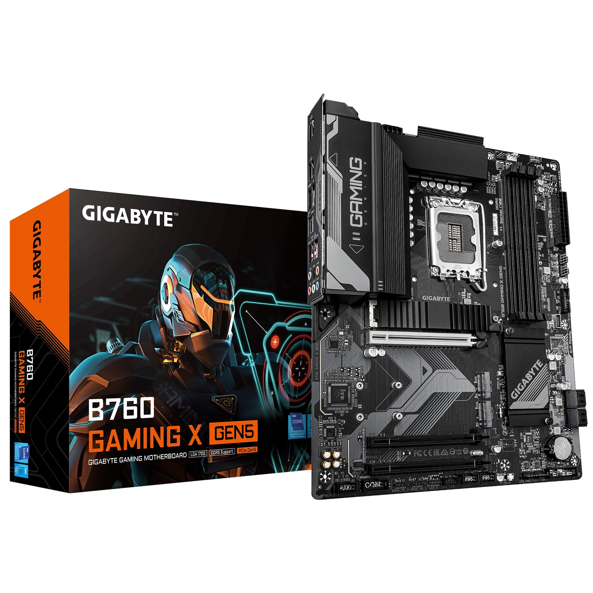 Материнская плата GIGABYTE B760 GAMING X GEN5/ 1700/ B760/ DDR5/ ATX photo 1