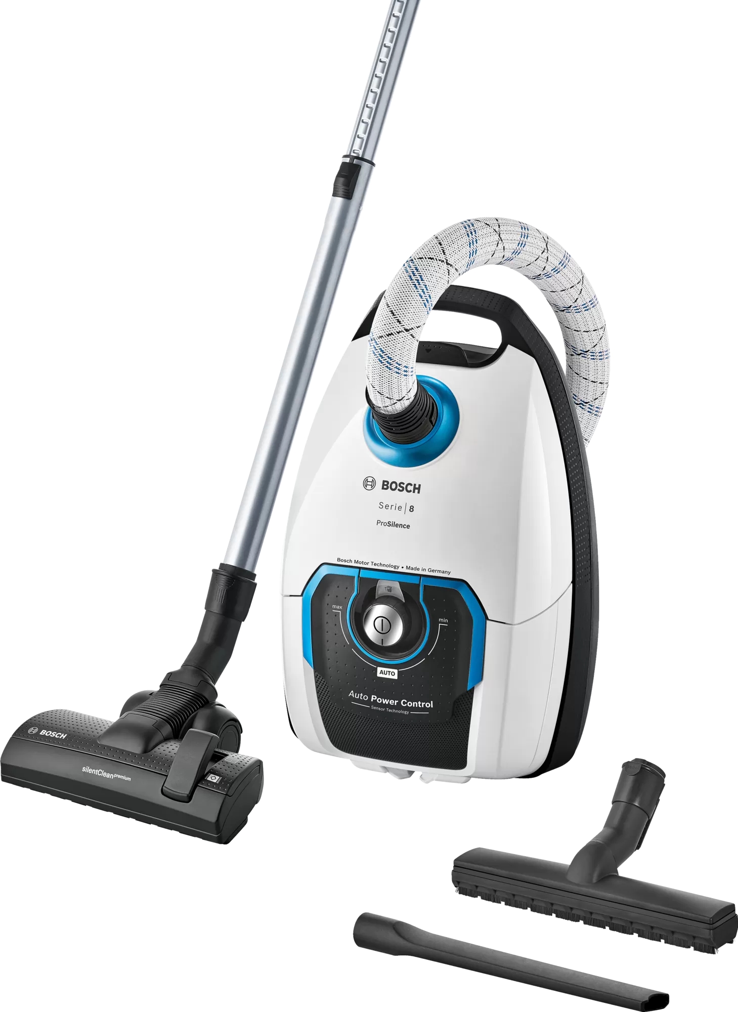 Пылесос с мешком Bosch tehno-trendsrl692383 / 800Вт / Белый photo 1 Пылесос с мешком Bosch tehno-trendsrl692383 / 800Вт / Белый photo 1