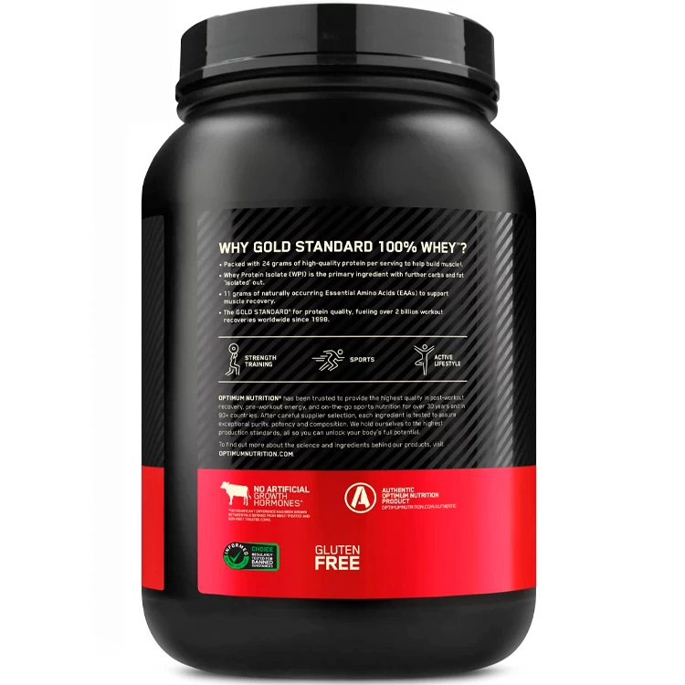 Сывороточный протеин Optimum Nutrition Gold Standard 100% WHEY Vanilla Ice Cream 2lb/907 г photo 3