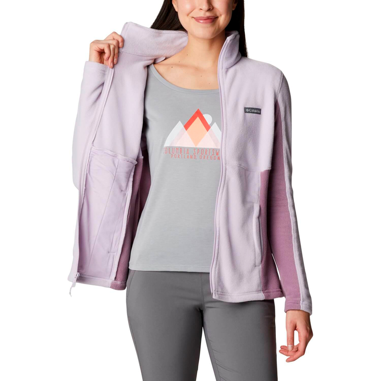 Hanorac Columbia Basin Trail III Full Zip XS Mov Femei photo 6