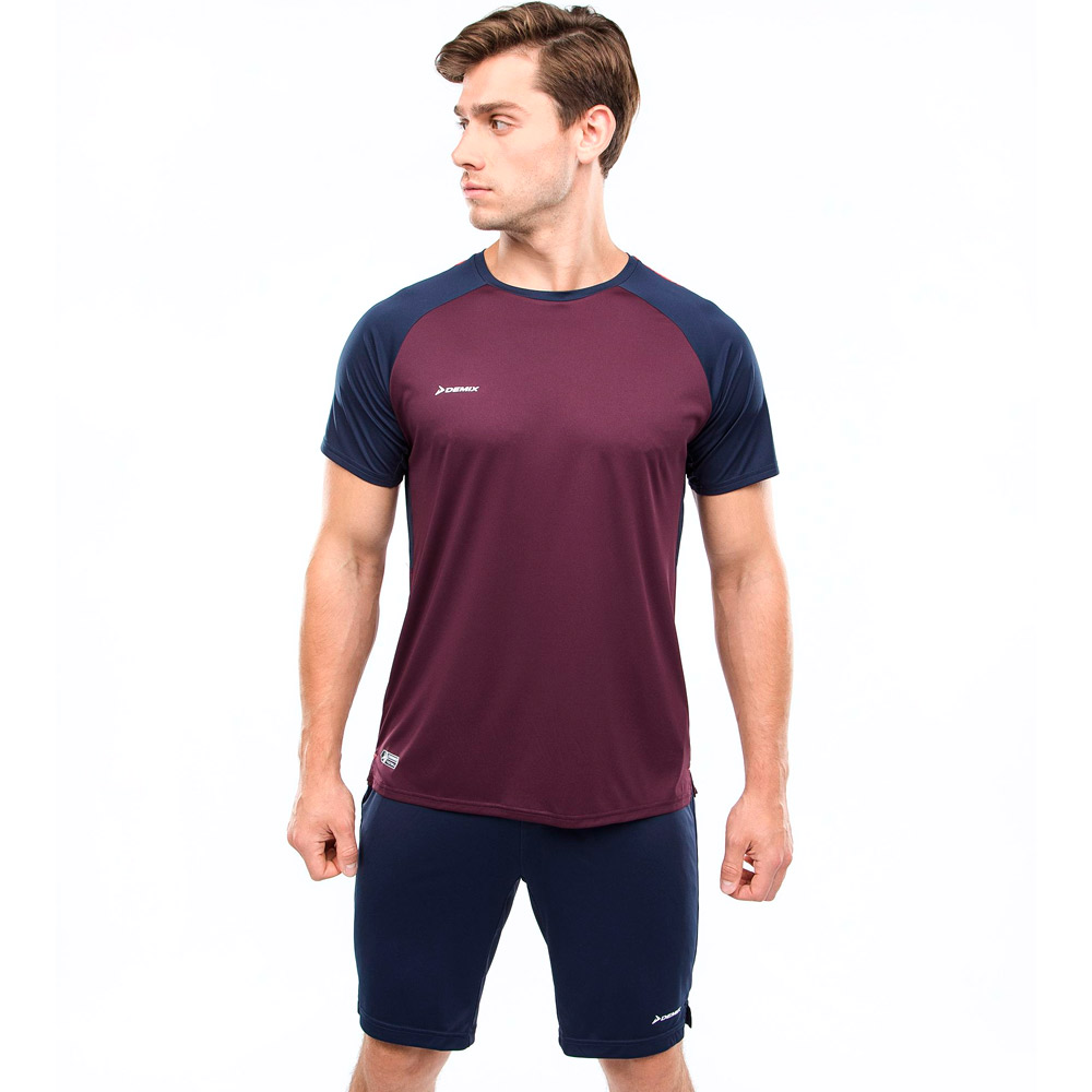 Tricou bărbătesc Demix XL Bordo photo 4