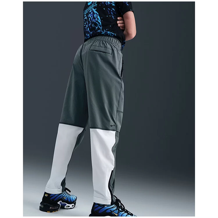 Брюки Nike B NSW TCH WVN PNT - PD S Серый Мужской photo 4