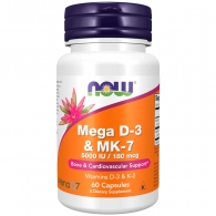 Витамины Now Foods Mega D-3 & MK-7 thumbnav 1