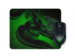 RAZER Mouse Abyssus Lite &amp; Mouse pad Goliathus Mobile Construct Ed. Bundle, Mouse Abyssus Lite, 6400dpi, 3 hyperesponse buttons 