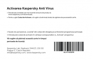 Kaspersky Anti-Virus Eastern Europe Edition.  5-Desktop  1 year  Renewal License Pack, Card thumbnav 1