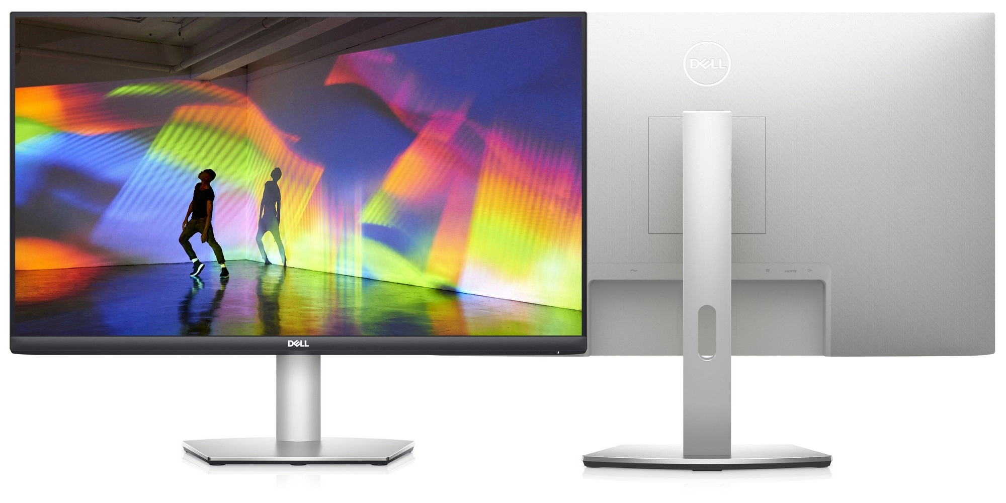 27.0" DELL IPS LED S2721HS Borderless Black/Silver (4ms, 1000:1, 300cd ,1920x1080, 178°/178°, HDMI, DisplayPort, AMD FreeSync, Audio Line-out, Pivot, Height adjustment) photo 1