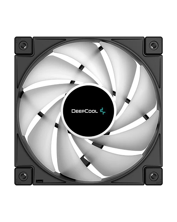 120mm Case Fan - DEEPCOOL ”FC120 - 3 IN 1”, 3x A-RGB LED Fans, 120x120x25 mm, 500~1800 RPM±10%, 61.91 CFM, <28 dB(A), 4-pin PWM, Hydro Bearing, 3-pin(+5V-D-G), Black photo 3