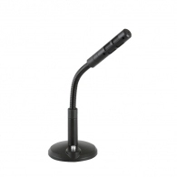 SVEN MK-495, Microphone, Desktop, On/off switch button, Flexible stand for rotation at any angle, Black thumbnav 3