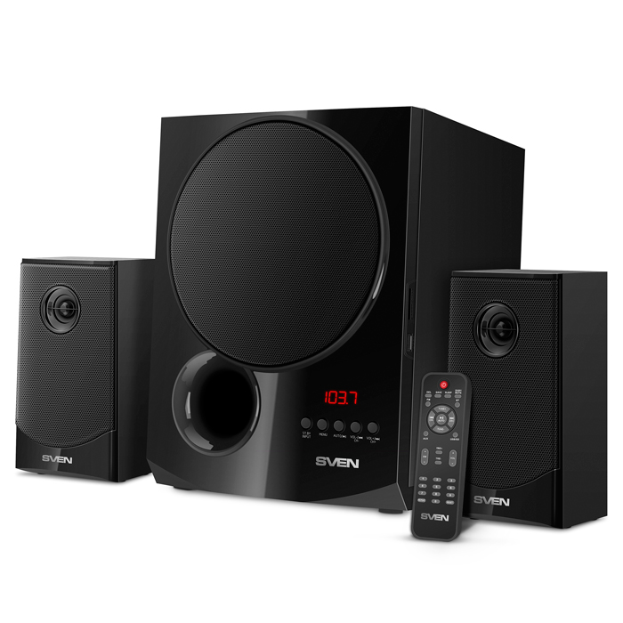 Колонки 2.1 SVEN MS-2080 / 70W RMS / Bluetooth / Black photo 1 Колонки 2.1 SVEN MS-2080 / 70W RMS / Bluetooth / Black photo 1