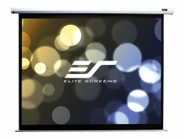 Elite Screens 84” (16:9) 186 x 105 cm, Electric Projection Screen, Spectrum Series with IR/Low Voltage 3-way wall box, White thumbnav 1