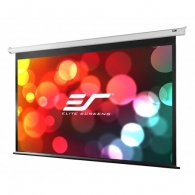 Elite Screens 84” (16:9) 186 x 105 cm, Electric Projection Screen, Spectrum Series with IR/Low Voltage 3-way wall box, White thumbnav 2