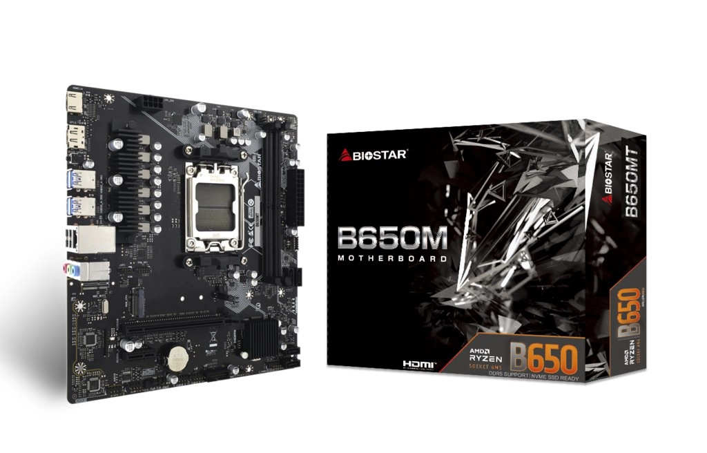Материнская плата BIOSTAR B650MT/ AM5 / B650 / DDR5 / mATX photo 1