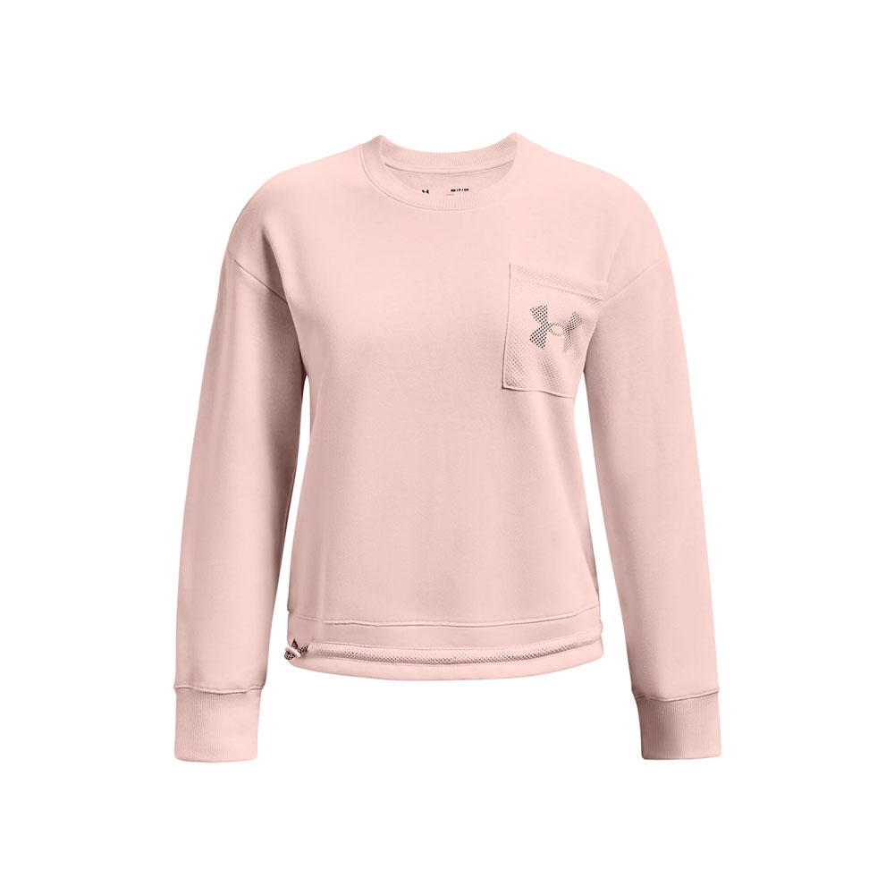 Hanorac Under Armour RIVAL FLEECE MESH CREW photo Hanorac Under Armour RIVAL FLEECE MESH CREW photo