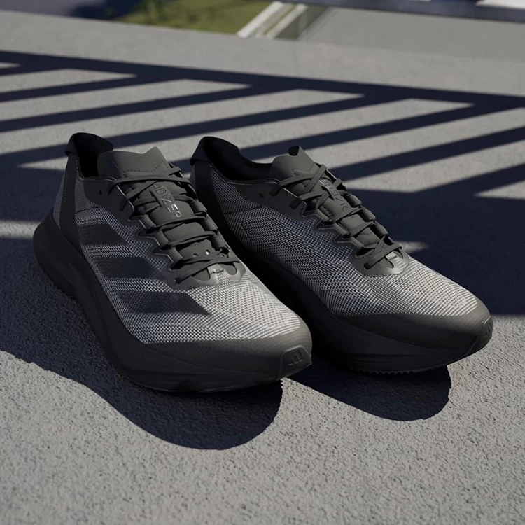 Кроссовки Adidas ADIZERO BOSTON 12 M / Мужской / 46 / Черный photo 6