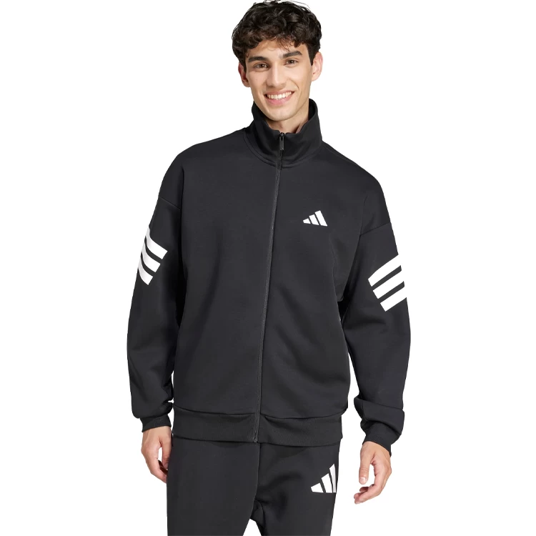 Hanorac pt bărbați Adidas M FI 3S TT LT Negru photo 5
