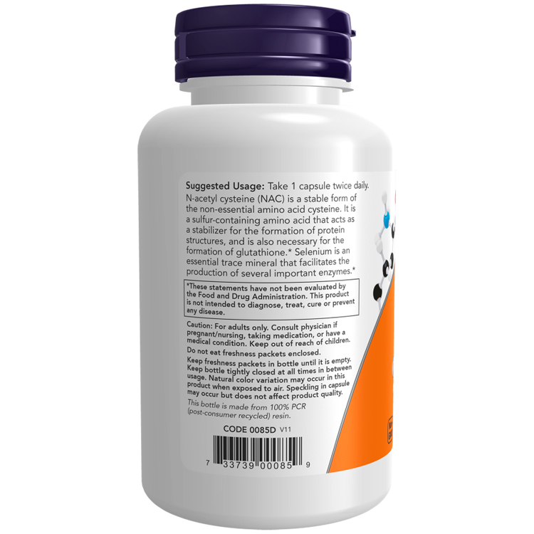 Vitamine Now Foods NAC-ACETYL CYSTEINE  photo 3