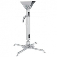 Sunne PRO300L Ceiling/ Bevel Projector Bracket, Ceiling to Projector 670-900mm, Tilt/Swivel-20°~+20°, 360 rotate max 25kg, universal mounting pattern up to 500mm width, White thumbnav 1