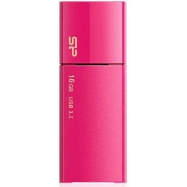 16GB USB3.2 Silicon Power Blaze B05 Peach, Intelligent design of retractable USB connector (Read 45 MByte/s, Write 20 MByte/s) photo 1