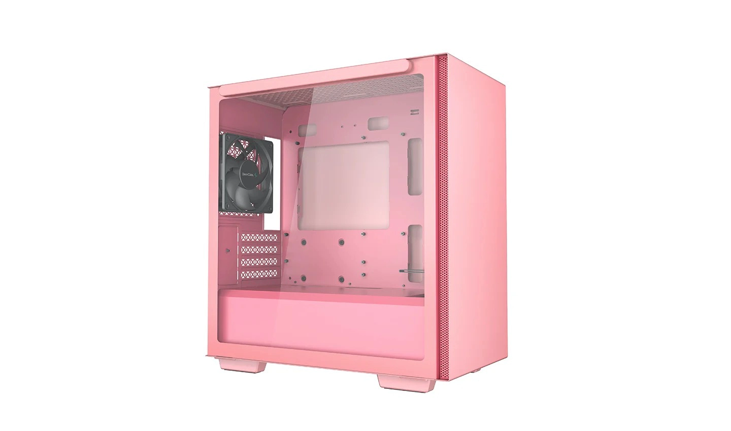Carcasa DEEPCOOL MACUBE 110 PINK / w/oPSU / Side-Window / 1x 120mm fan / ATX / Pink photo 2