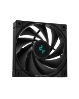 120mm Case Fan - DEEPCOOL "FK120B", High-Performance 120mm PWM fan, 120x120x25 mm, 500~1850 RPM±10%, 68.99 CFM, <28 dB(A), 4-pin PWM, Fluid Dynamic Bearing, Black 
