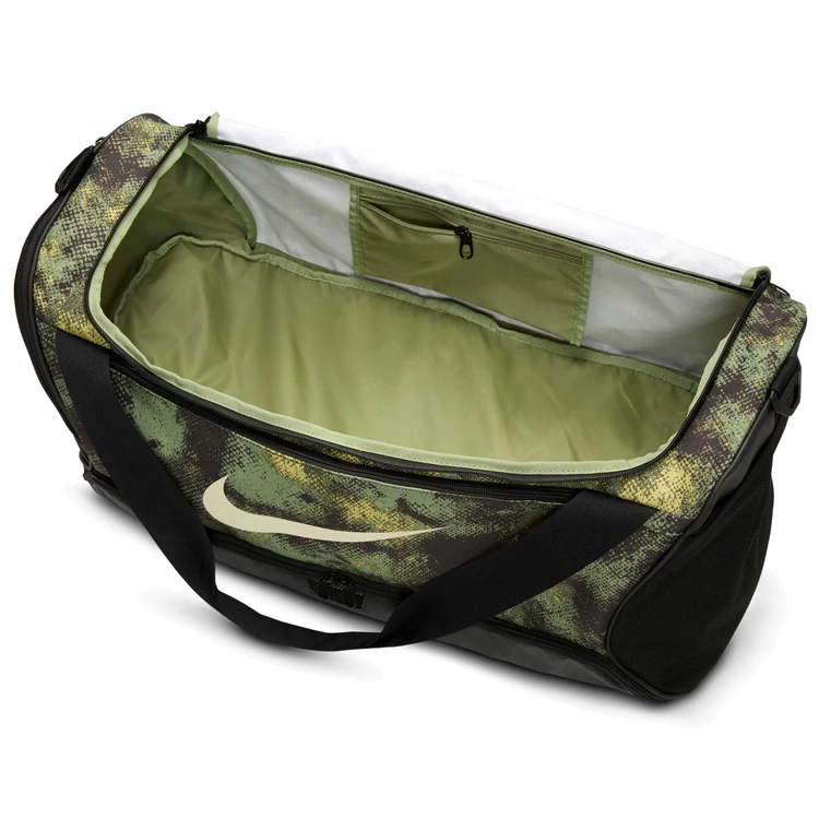 Сумка спортивная  Nike NK BRSLA M DUFF - 9.5 CAMO AOP/FZ2585-386/Хаки photo 4