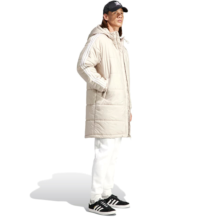 Geacă pt Barbati Adidas ADICOL LONG JKT S Bej photo 3