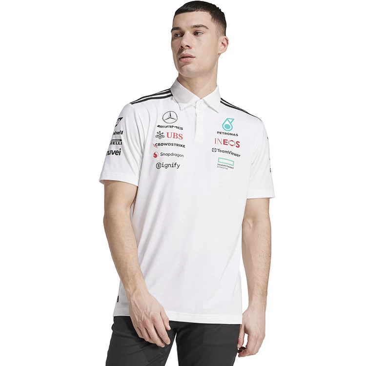  Polo pt bărbați Adidas MER TM POLO WM XL Alb  photo 4