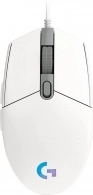Logitech Gaming Mouse G203  LIGHTSYNC RGB lighting, 6 Programmable buttons, 200- 8000 dpi,  On board memory, White 