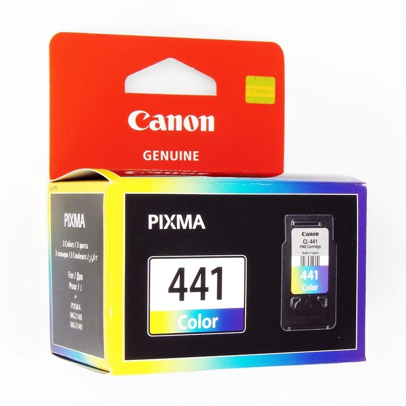 Ink Cartridge Canon CL-441 (5221B001), color (c.m.y), 8ml for PIXMA MG2140/ 2240/2245/3140/3240/3540/4140/4240 &amp; MX374/394/434/454/514/524 photo 1