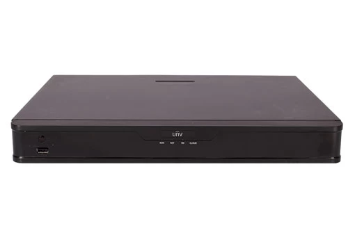 UNV NVR302-08S-P8, 8-ch, 2 SATA, 8 PoE, Incoming Bandwidth 64Mbps, 1x LAN, Audio In/Out 1/1, Alarm In/Out 4/1, 4 x 1080P@30 / 2 x 4MP@30 / 1 x 4K@30,1U, H.265&amp;4K photo 1