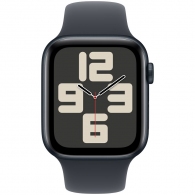 Smart watch Apple Watch SE 2024 GPS 44mm Midnight Aluminium Case with Midnight Sport Band - S/M (MXEJ3QI/A) thumbnav 2