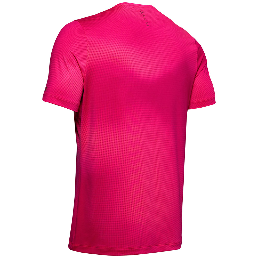 Tricou bărbătesc Under Armour UA HG RUSH FITTED SS PRINTED L Roz photo 3