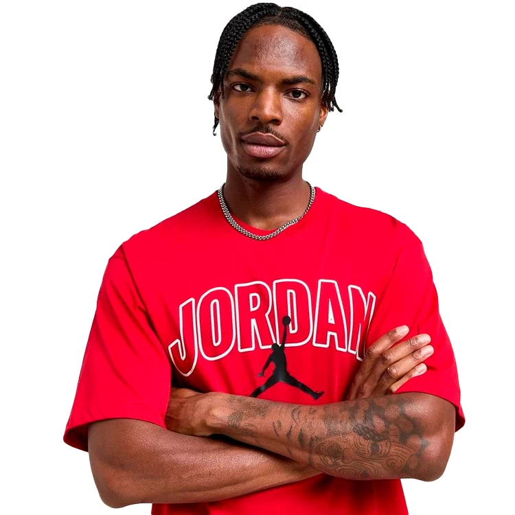 Футболка мужская Nike M J BRK ARCH JD HBR SS CREW L Красный photo 4