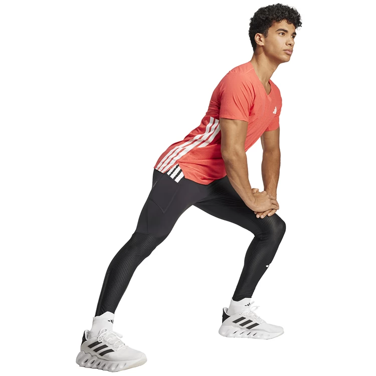 Tricou bărbătesc Adidas ADIZERO TEE M M Rosu photo 5