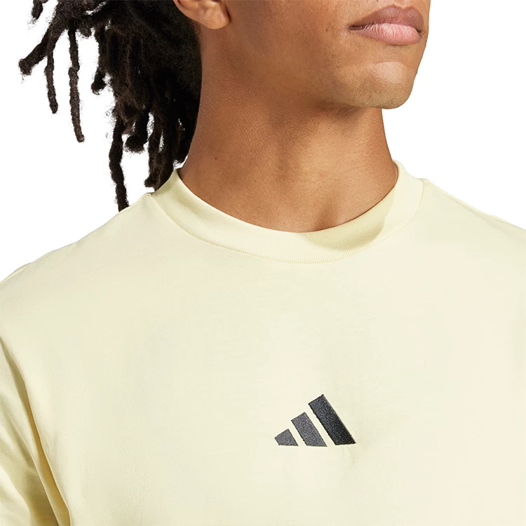 Tricou bărbătesc Adidas M 3S SJ T M Galben photo 4