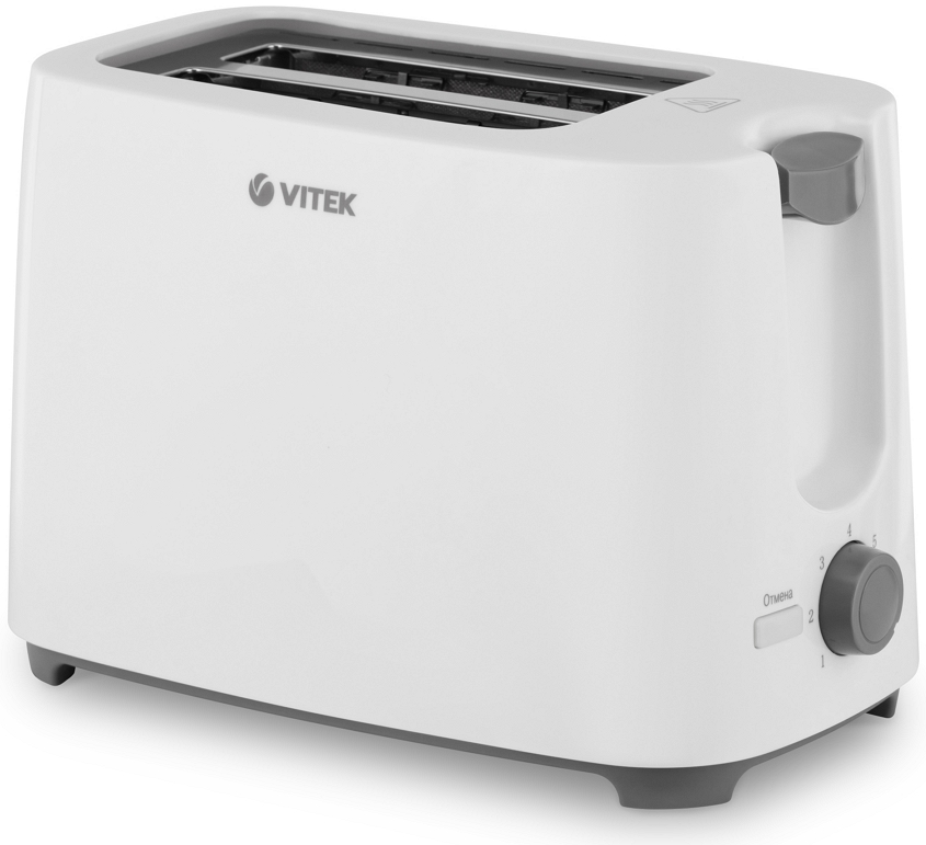 Тостер Vitek VT1587, 2 тоста, 700 Вт, Белый photo 1 Тостер Vitek VT1587, 2 тоста, 700 Вт, Белый photo 1