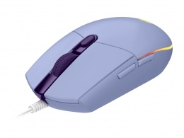 Logitech Gaming Mouse G203  LIGHTSYNC RGB lighting, 6 Programmable buttons, 200- 8000 dpi,  Onboard memory, Lilac 