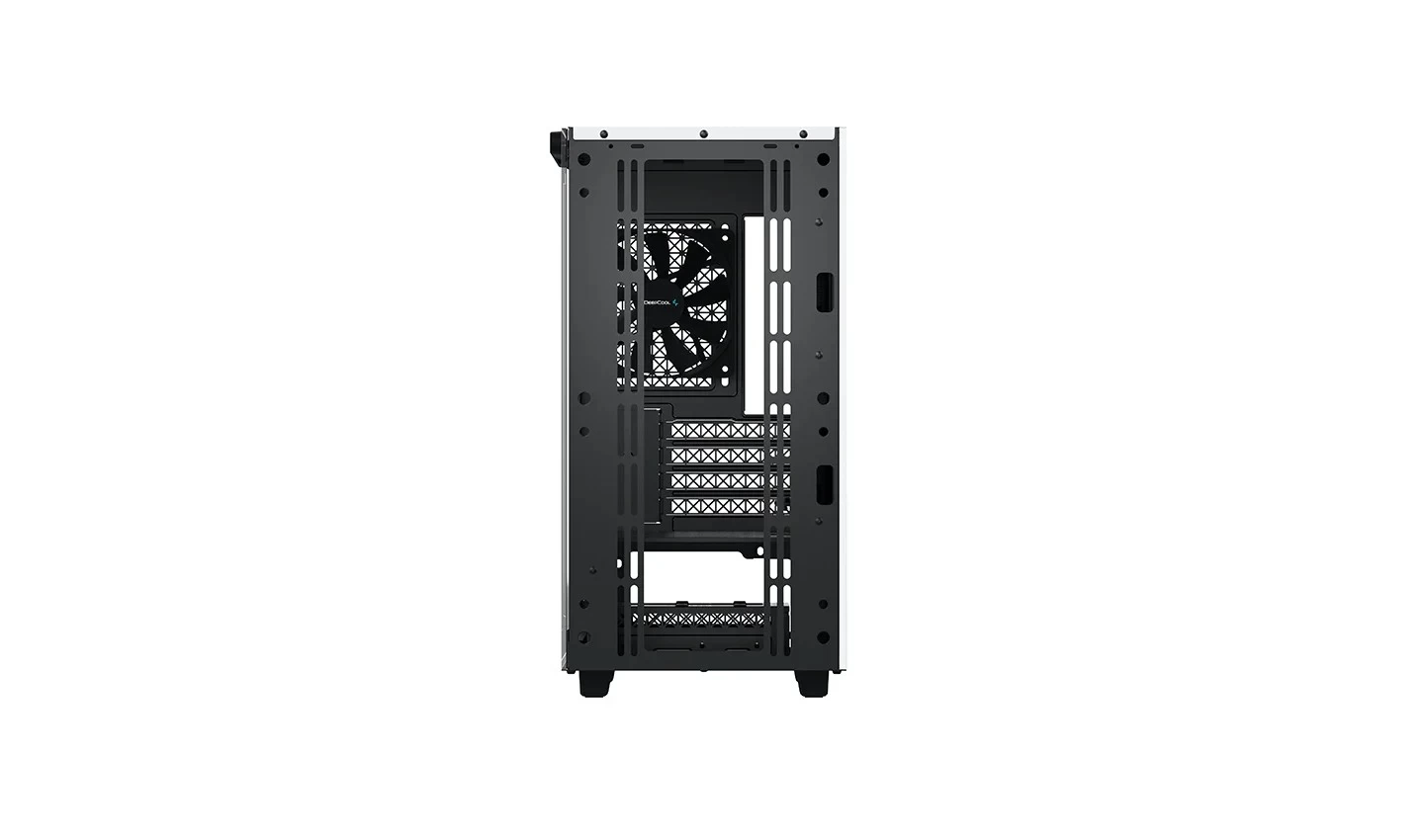 DEEPCOOL "MACUBE 110 WH" Micro-ATX Case, with Side-Window (Tempered Glass Side Panel) Magnetic, without PSU, Tool-less, Pre-installed: Rear 1x120mm DC Fan, 2xUSB3.0, 1xAudio, Adjustable GPU holder, Push-pin SSD holder, White photo 7