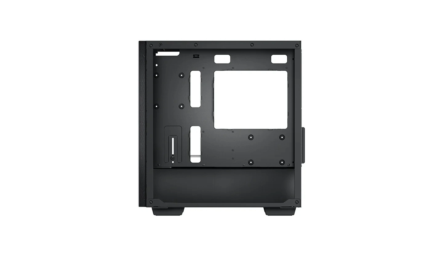 DEEPCOOL "MACUBE 110 WH" Micro-ATX Case, with Side-Window (Tempered Glass Side Panel) Magnetic, without PSU, Tool-less, Pre-installed: Rear 1x120mm DC Fan, 2xUSB3.0, 1xAudio, Adjustable GPU holder, Push-pin SSD holder, White photo 2