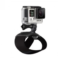 GoPro Hand + Wrist Strap - strap your GoPro to your hand or wrist to capture ultra immersive point-of-view footage, one-of-a-kind selfies and more, compatible with all GoPro cameras. 