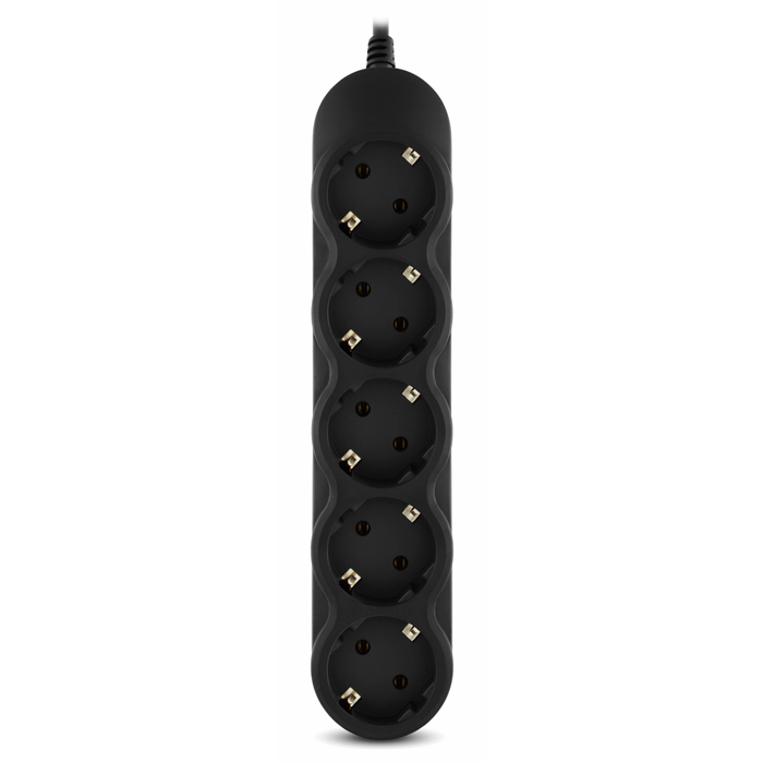 Power strip SVEN EX-I5 black 1.8 m, for UPS, 5 Sockets, Black photo 2